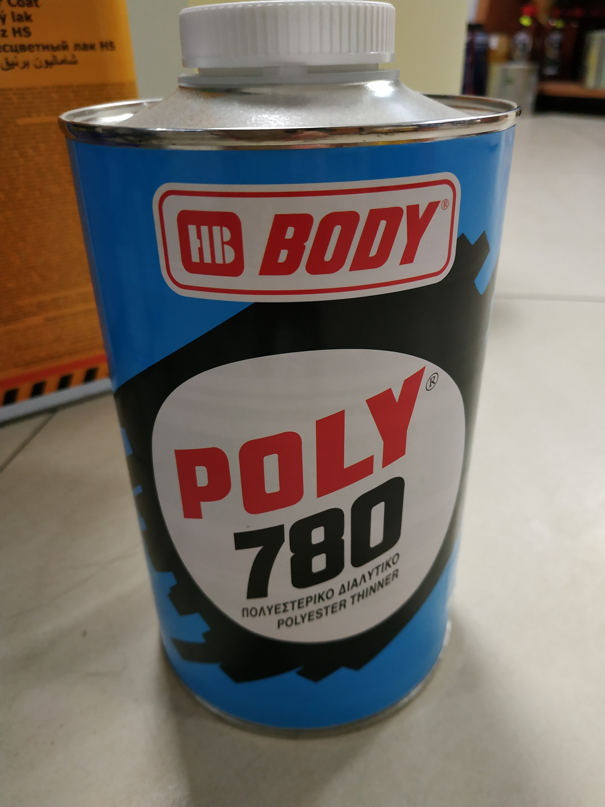 Растворитель для полиэфирных продуктов Body Poly 780 1 л